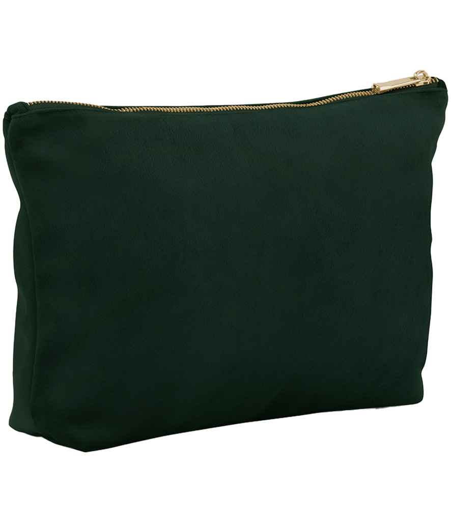 BagBase BagBase Velvet Accessory Bag Dark Emerald