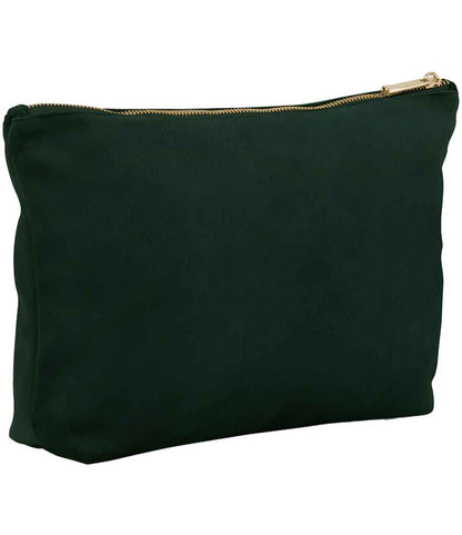BagBase BagBase Velvet Accessory Bag Dark Emerald