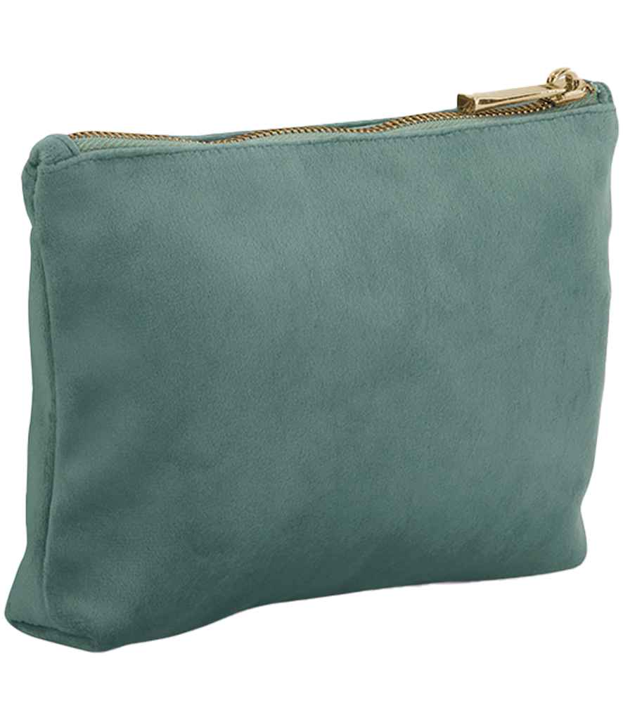 BagBase Velvet Accessory Bag in Jade