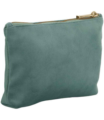 BagBase Velvet Accessory Bag in Jade