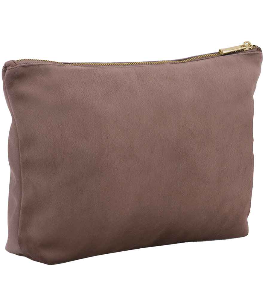 BagBase BagBase Velvet Accessory Bag Rose Quartz
