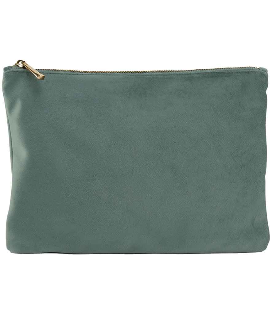 BagBase BagBase Velvet Accessory Pouch Jade