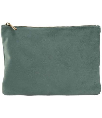 BagBase BagBase Velvet Accessory Pouch Jade