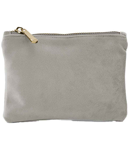 BagBase Velvet Accessory Pouch in Moonstone