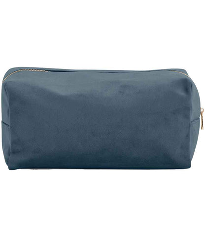 BagBase BagBase Velvet Toiletry/Accessory Case Blue Topaz