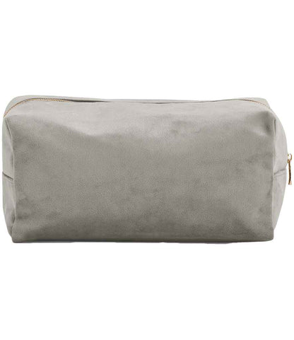 BagBase BagBase Velvet Toiletry/Accessory Case Moonstone