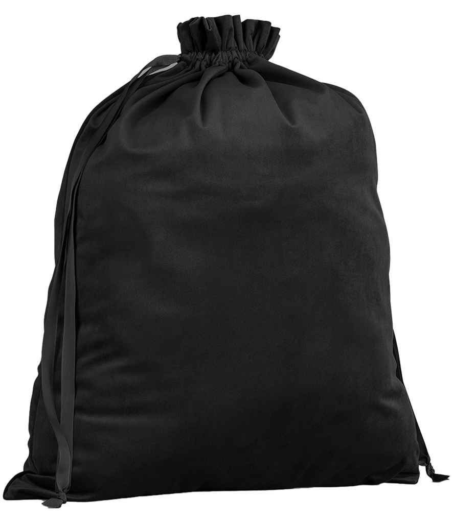 BagBase BagBase Velvet Gift Bag Black Onyx