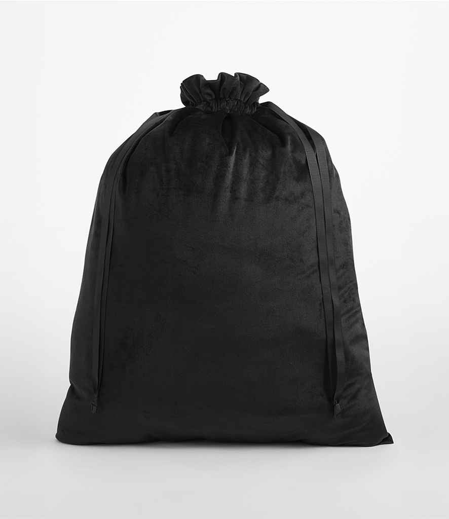 BagBase BagBase Velvet Gift Bag Black Onyx