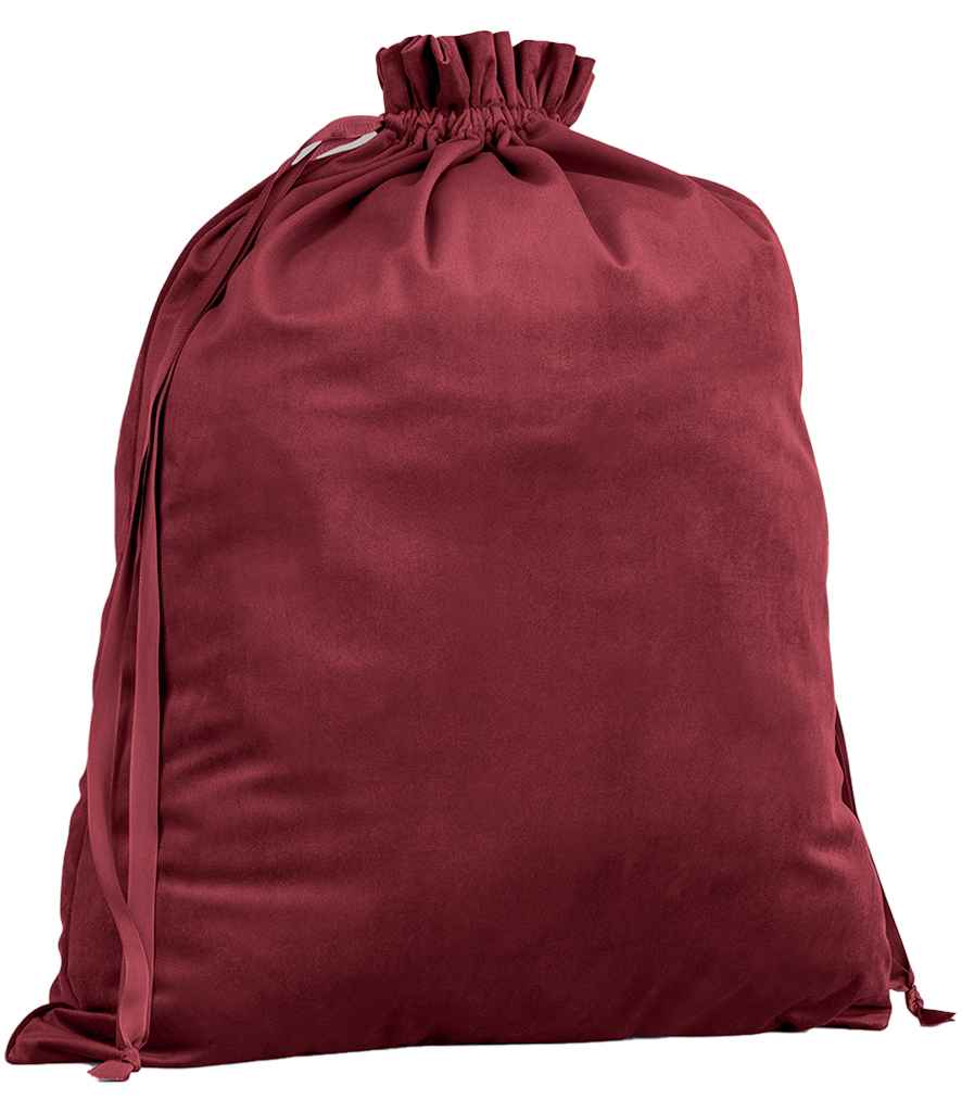 BagBase BagBase Velvet Gift Bag Ruby Red