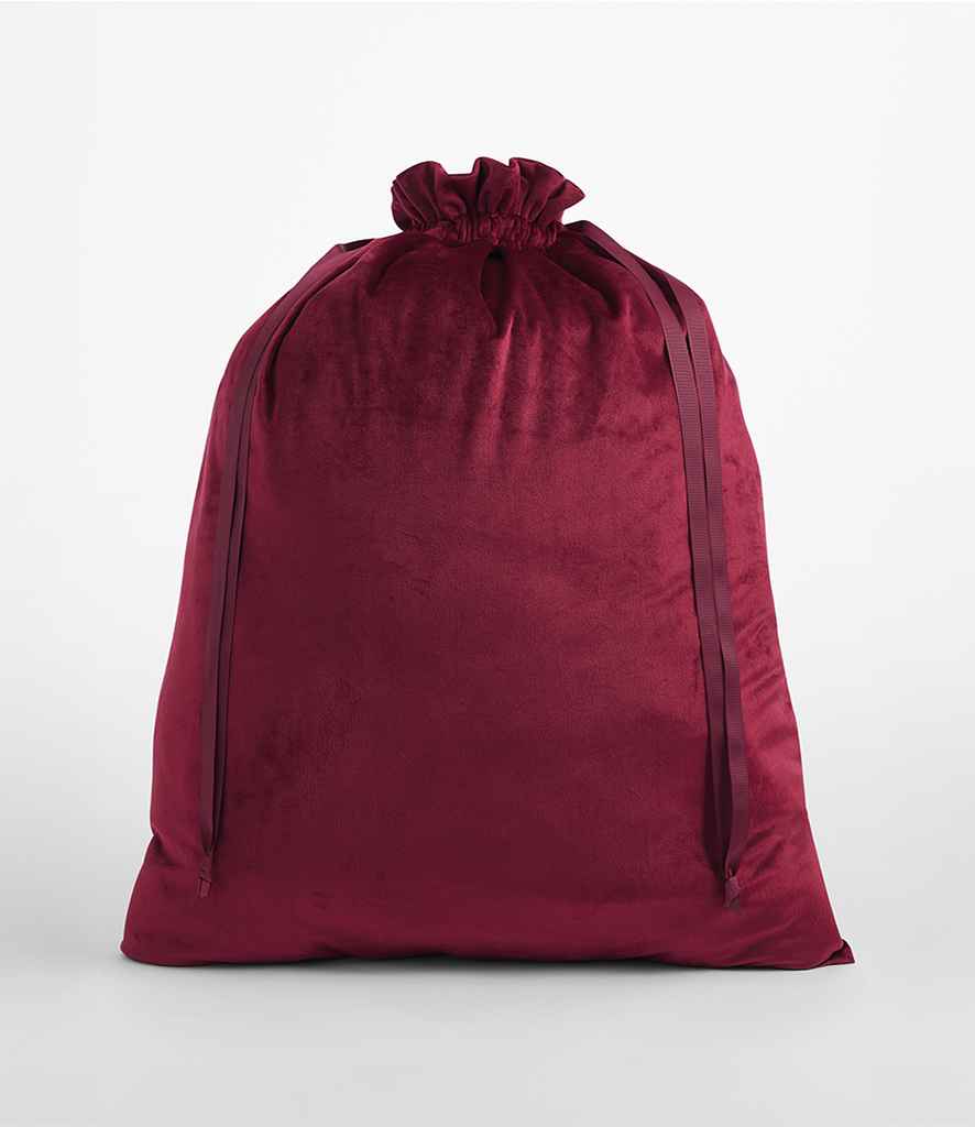 BagBase BagBase Velvet Gift Bag Ruby Red