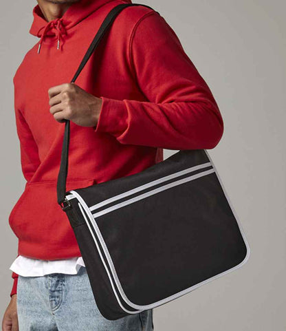 BagBase Retro Messenger Bag - model image