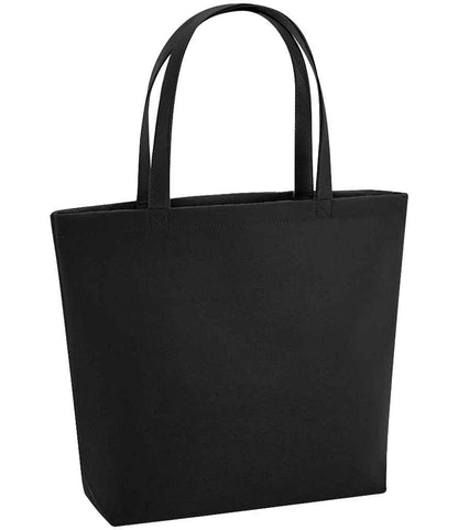 BagBase Felt Shopper in Black