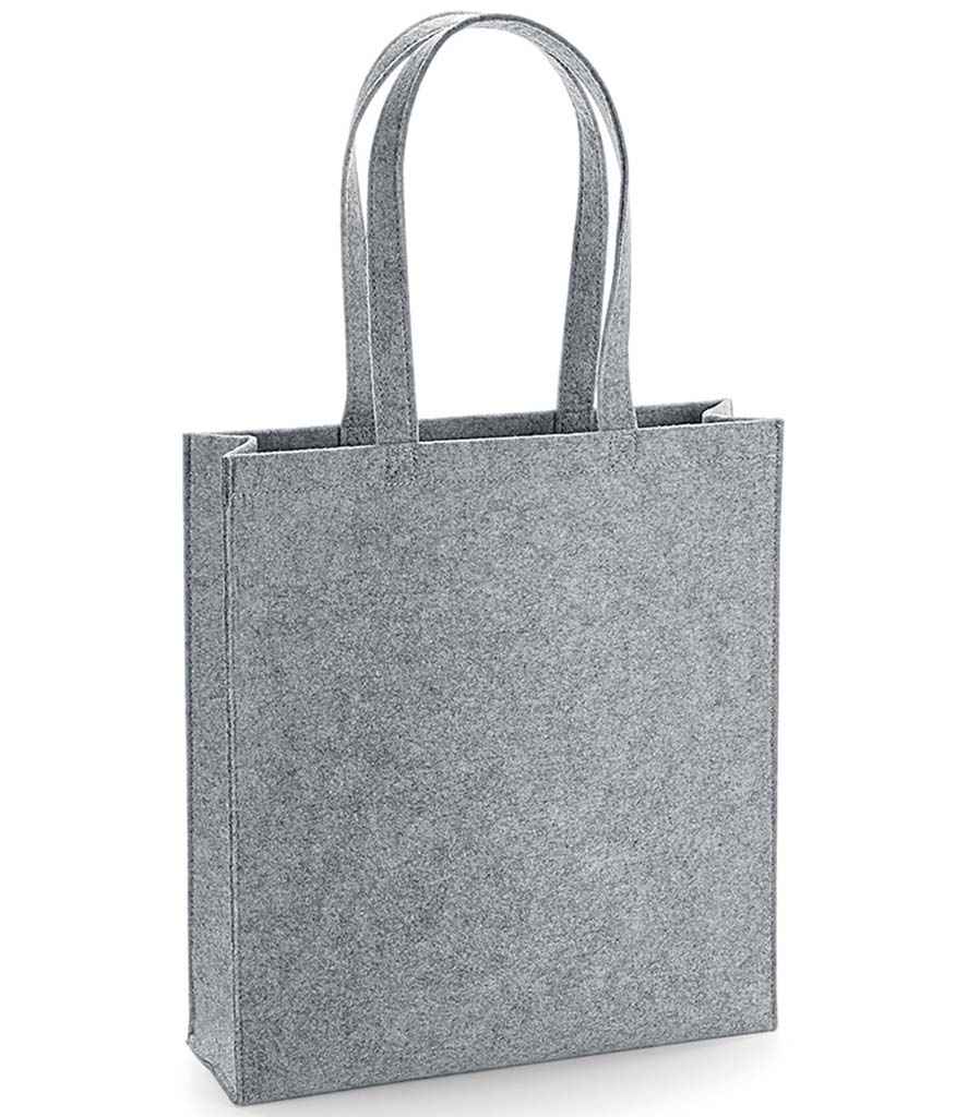 BagBase Felt Tote Bag - model image