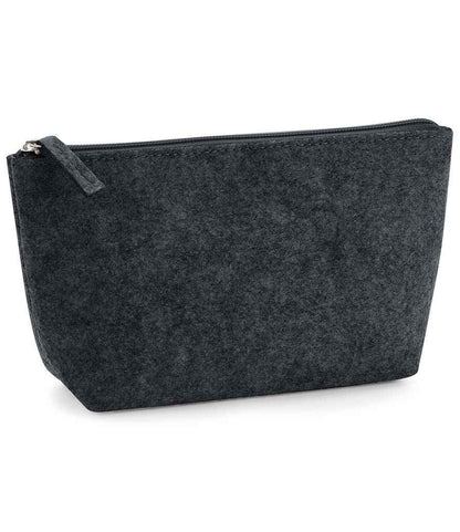 BagBase Felt Accessory Bag in Charcoal Melange