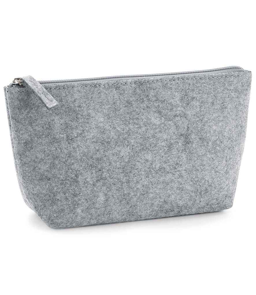 BagBase Felt Accessory Bag in Grey Melange