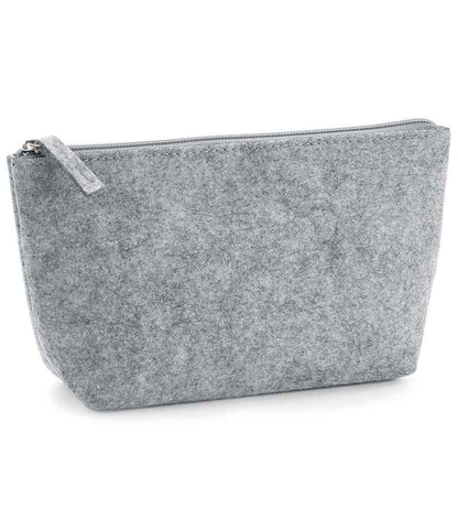 BagBase Felt Accessory Bag in Grey Melange