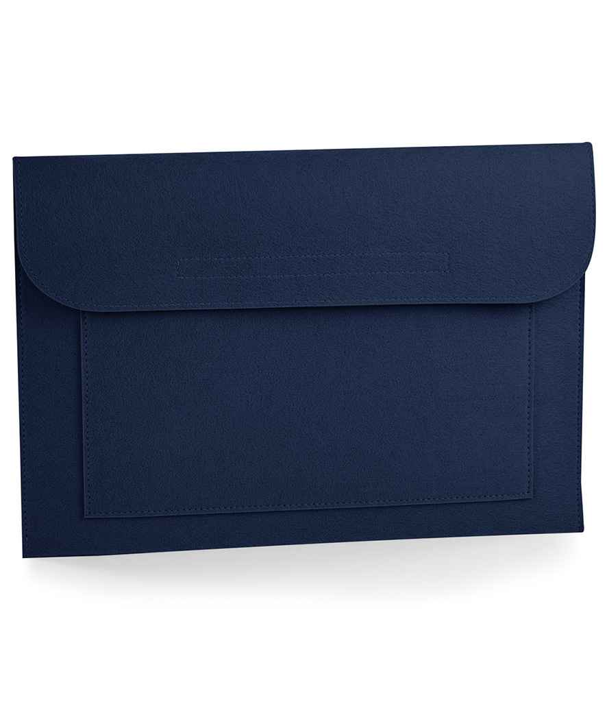 BagBase Felt Laptop/Document Slip in Navy