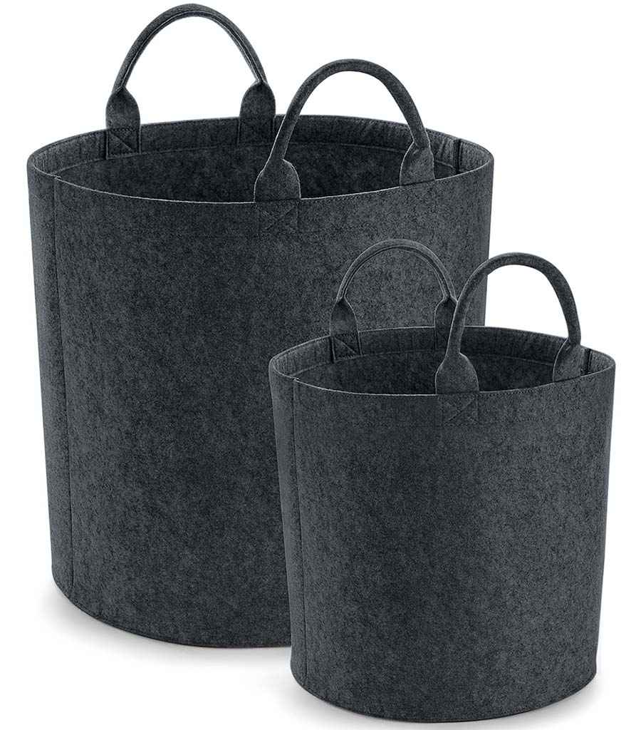 BagBase BagBase Felt Trug Charcoal Melange