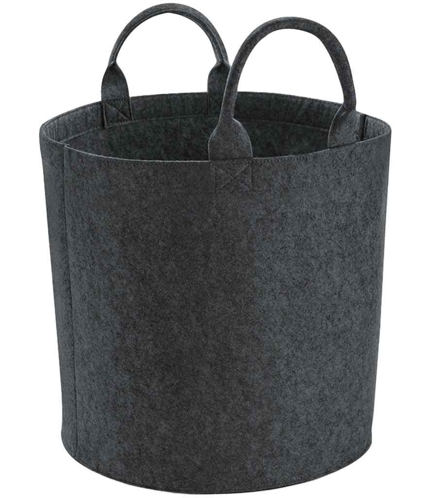 BagBase Felt Trug in Charcoal Melange