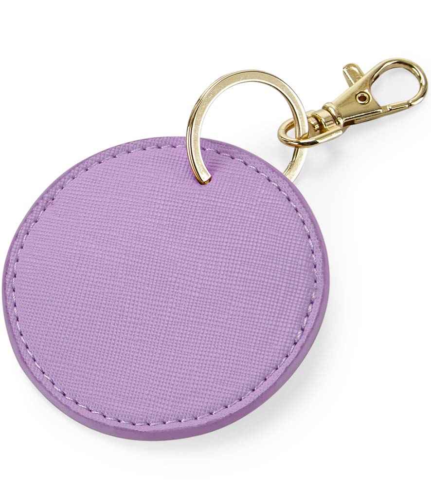 BagBase Boutique Circular Key Clip in Lilac