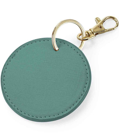 BagBase Boutique Circular Key Clip in Sage Green