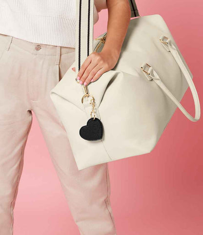 BagBase Boutique Heart Key Clip - model image