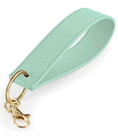 BagBase Boutique Wristlet Key Ring in Soft Mint