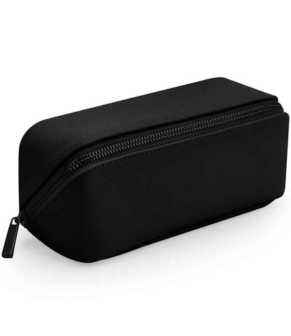 BagBase Boutique Open Flat Mini Accessory Case in Black/Black