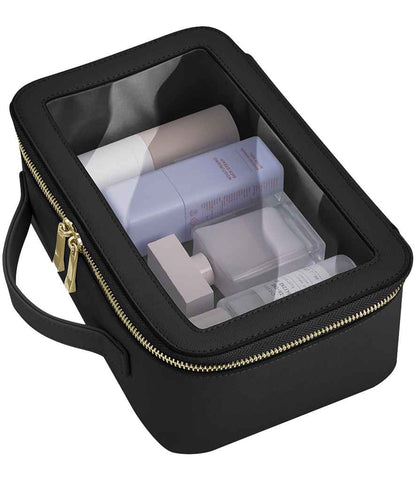 BagBase Boutique Clear Window Travel Case in Black