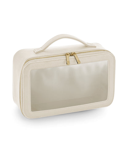 BagBase Boutique clear window travel case Oyster