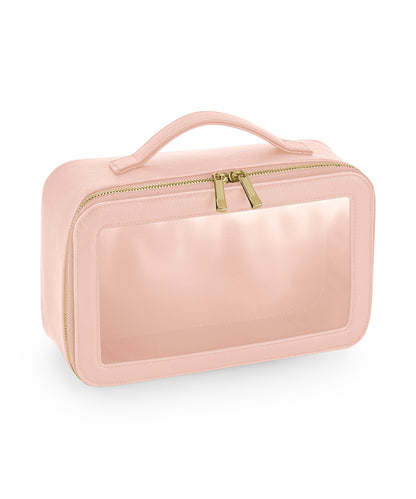 BagBase Boutique clear window travel case Soft Pink
