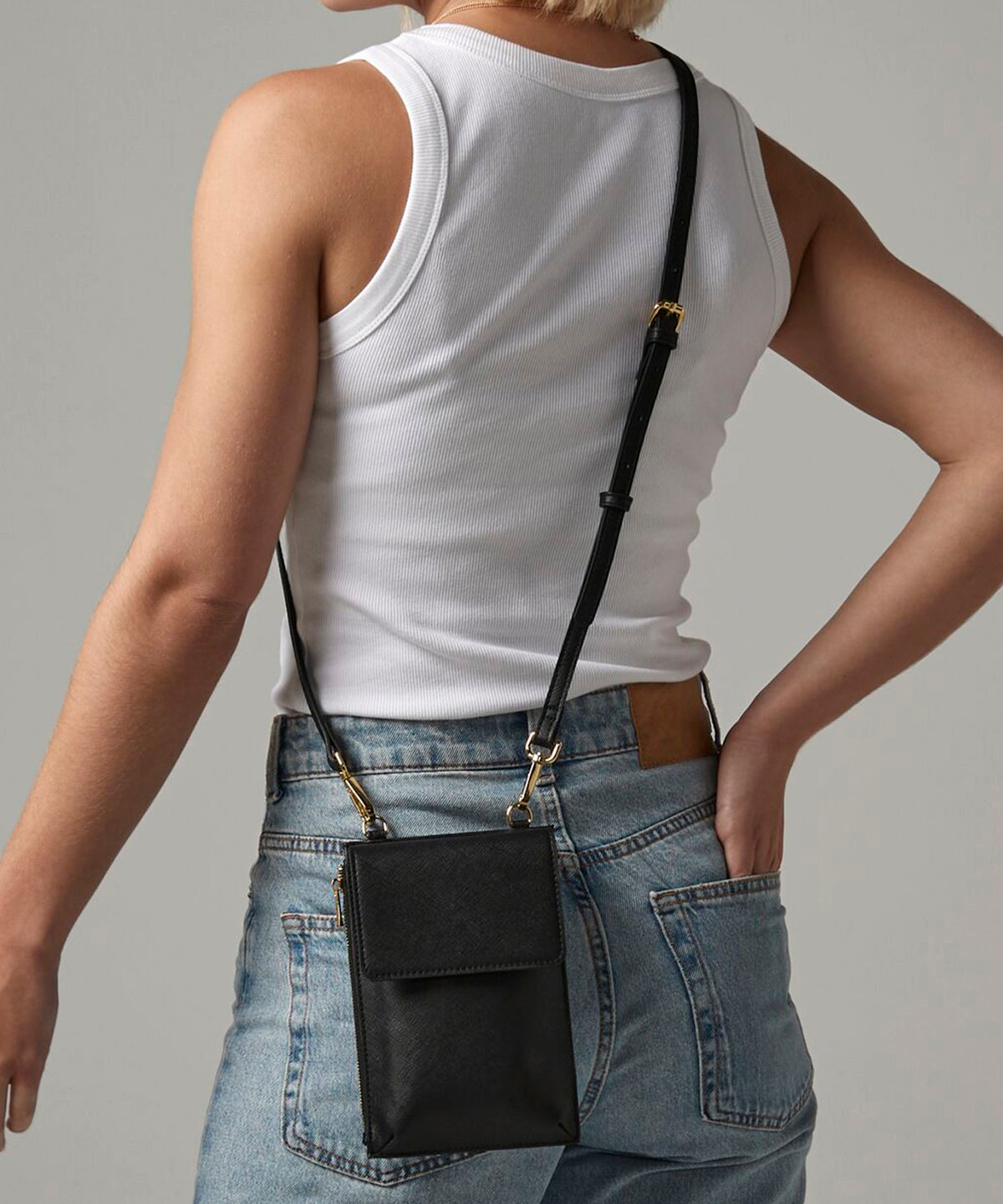 BagBase Boutique phone carry case Black