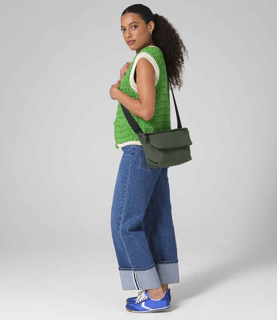 BagBase Minimal Lifestyle Mini Messenger Bag - model image