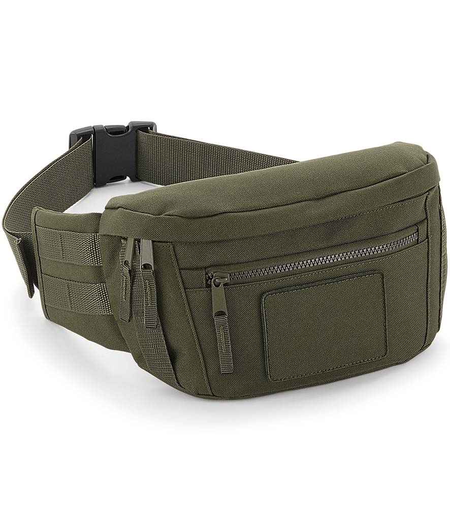 BagBase MOLLE Utility Waistpack in Military Green