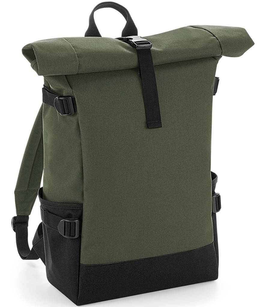 BagBase Block Roll-Top Backpack - model image