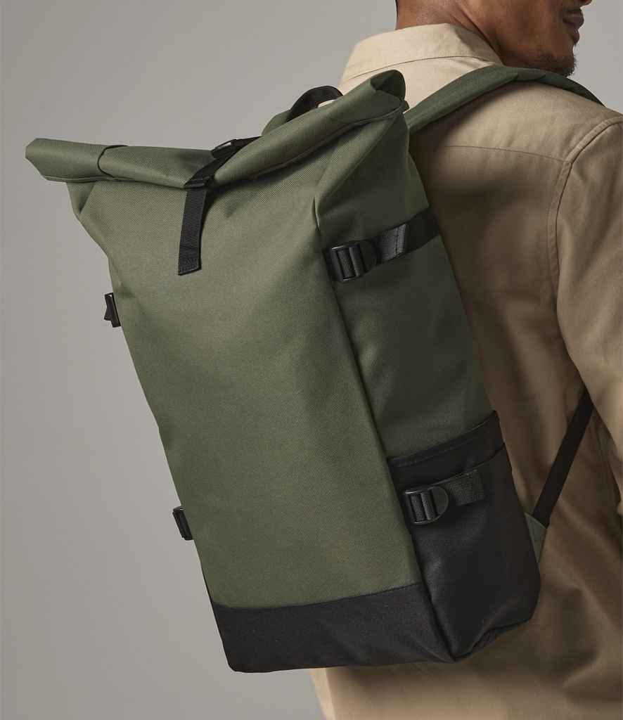 BagBase BagBase Block Roll-Top Backpack