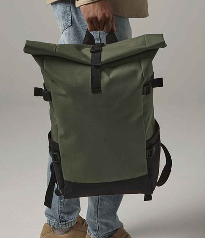 BagBase Block Roll-Top Backpack - model image