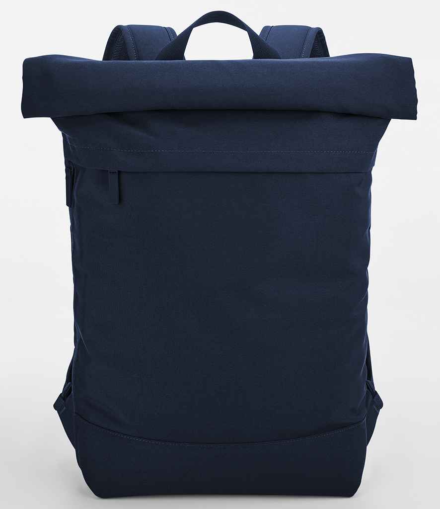BagBase Simplicity Roll-Top Backpack in French Navy