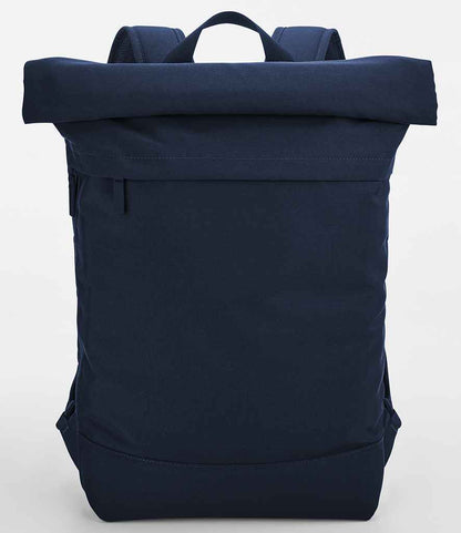 BagBase Simplicity Roll-Top Backpack in French Navy