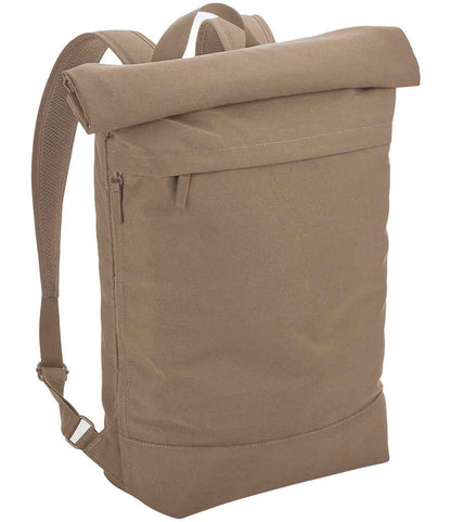 BagBase BagBase Simplicity Roll-Top Backpack Hazelnut