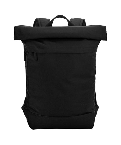 BagBase Simplicity roll-top backpack Black