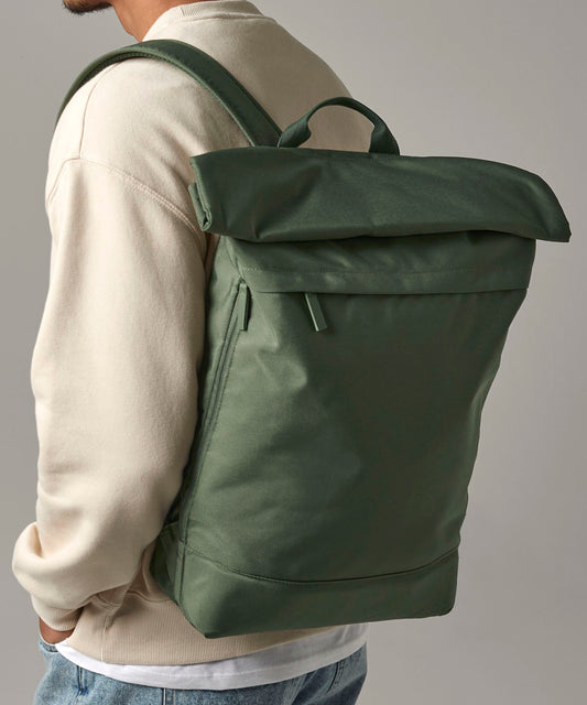 BagBase Simplicity roll-top backpack Beige