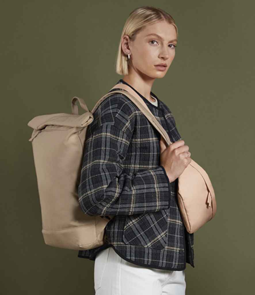 BagBase Simplicity Roll-Top Backpack Lite - model image