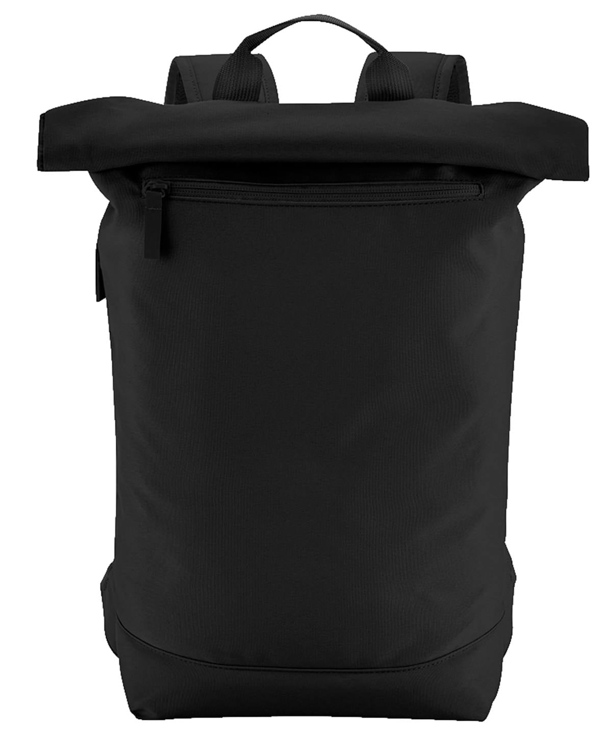 BagBase Simplicity roll-top backpack lite Black