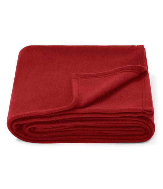 Brand Lab Large Polar Fleece Blanket in Red