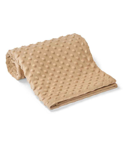 Brand Lab Minky Fleece Blanket in Camel