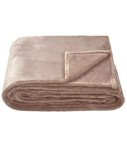 Brand Lab Extra Large Plush Fleece Blanket in Mushroom