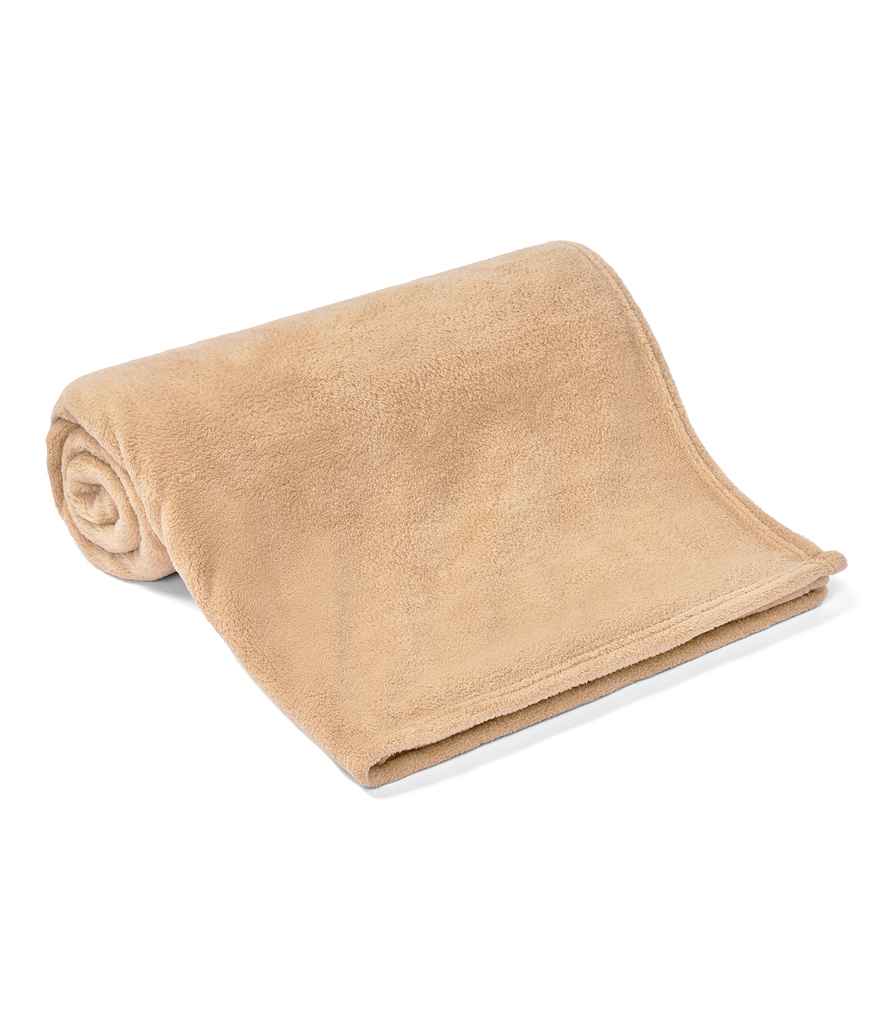 Brand Lab Pet Teddy Fleece Blanket in Camel