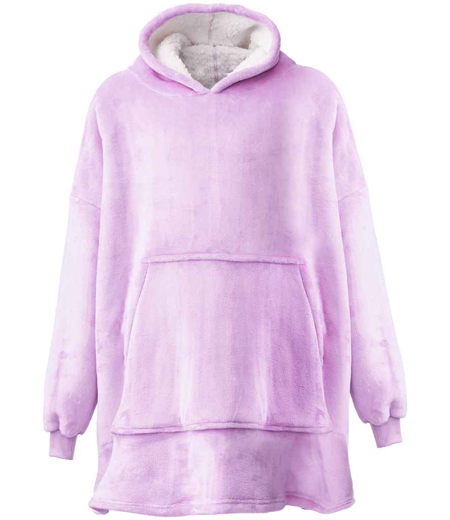 Brand Lab Oversized Hooded Blanket in Digital Lavender