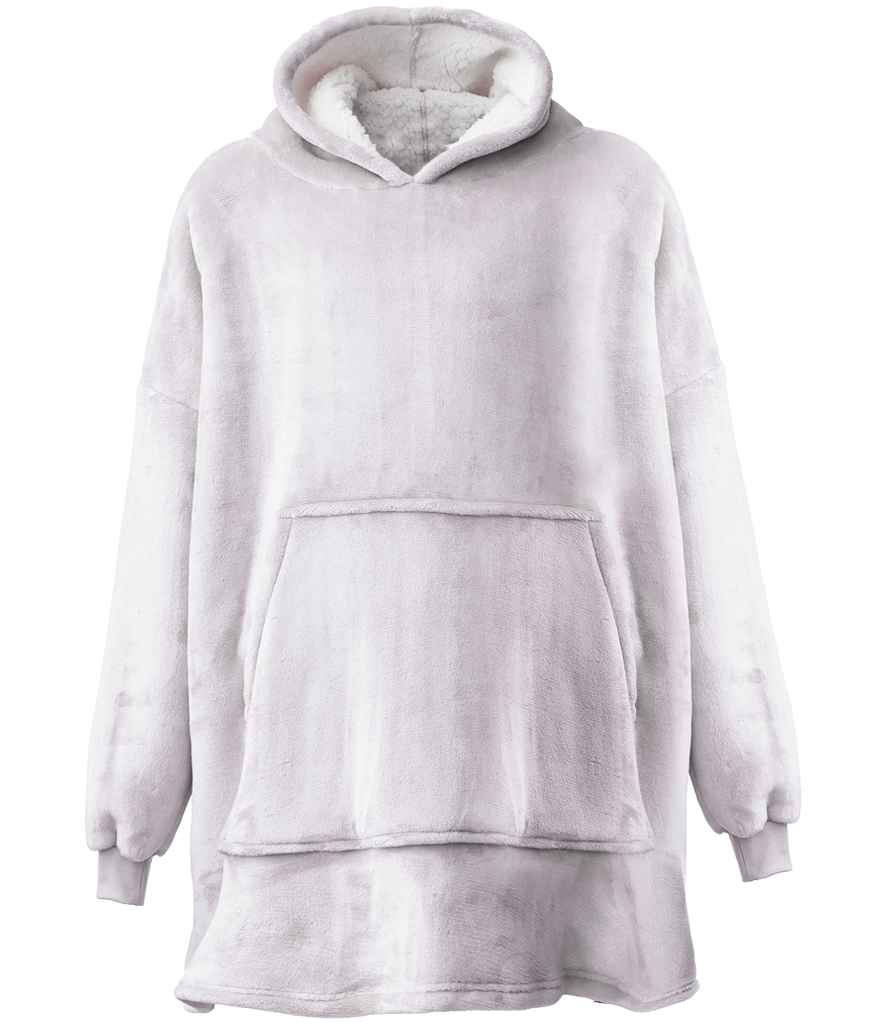 Brand Lab Oversized Hooded Blanket in Silver Grey